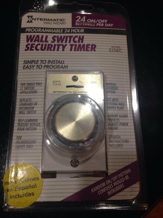 Intermatic EJ341C Programmable 24-Hour Security Timer