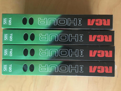 Lot of 4 RCA 6 Hour Blank VHS Tapes [VHS Tape]