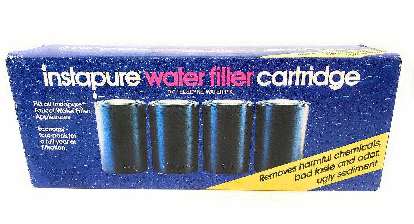 Waterpik WP-100E4 R-2C4 Water Filter Cartridges, 4-Pack
