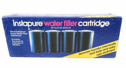 Waterpik WP-100E4 R-2C4 Water Filter Cartridges, 4-Pack