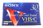 Sony TC-30VHGF 30 Minutes VHS-C Camcorder Videocassette Premium Grade (One Pack)