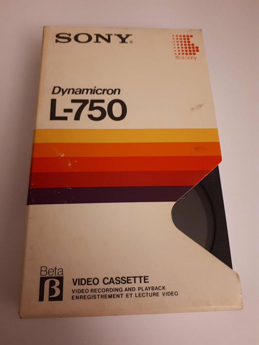 Sony Dynamicron L-750 Beta Video Tape