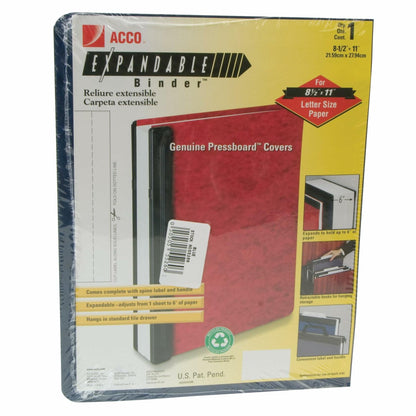 ACCO 3-Hole Laser Printer Hanging Expandable Binder, 8.5 x 11 Inches, Blue (55260 )