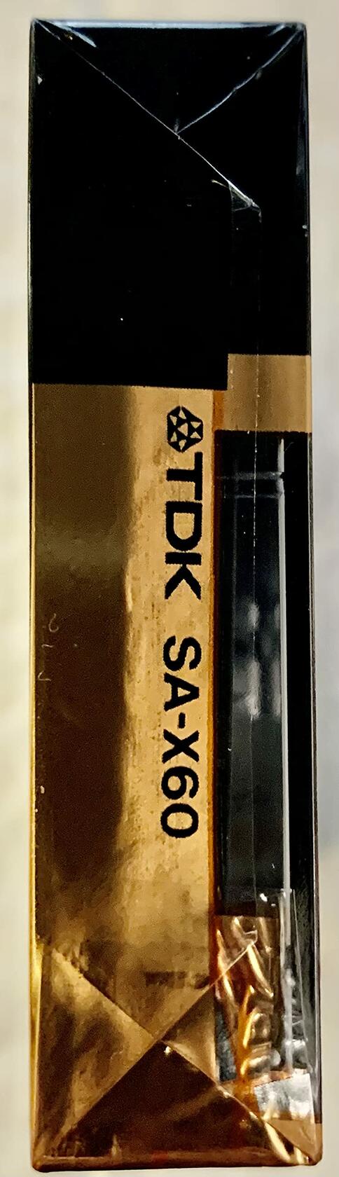 TDK SA-X60 MASTER GRADE 60 MINUTE HIGH BIAS AUDIOCASSETTES SINGLE