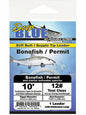 Frog Hair Deep Blue Tapered Leader Bonefish/Permit 10' 10LB (1/pk)