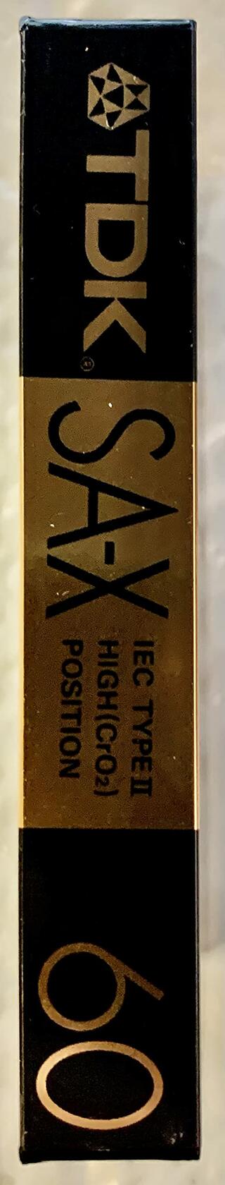 TDK SA-X60 MASTER GRADE 60 MINUTE HIGH BIAS AUDIOCASSETTES SINGLE