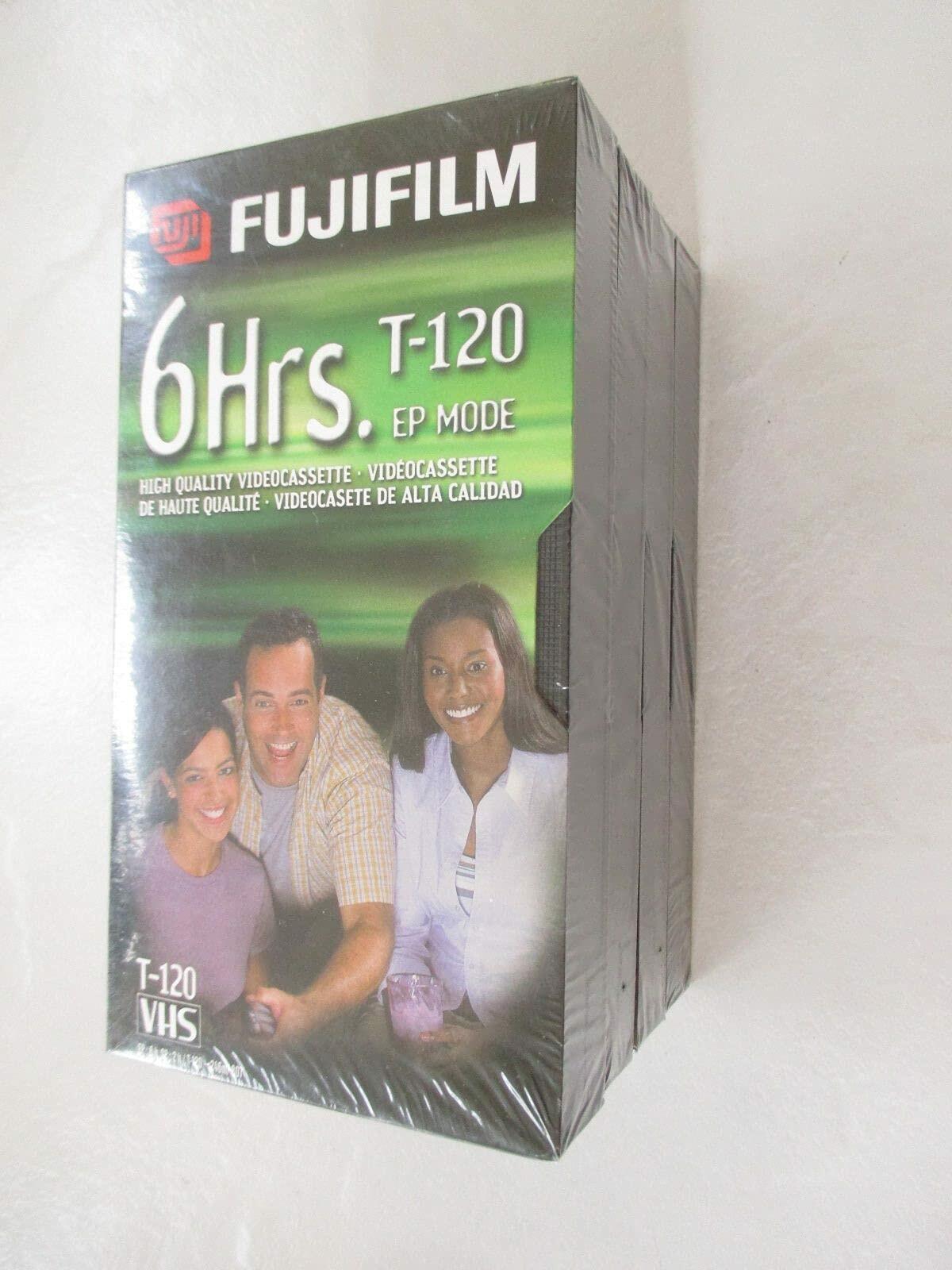 Fuji HQ VHS T-120 (4 pack) [VHS Tape]