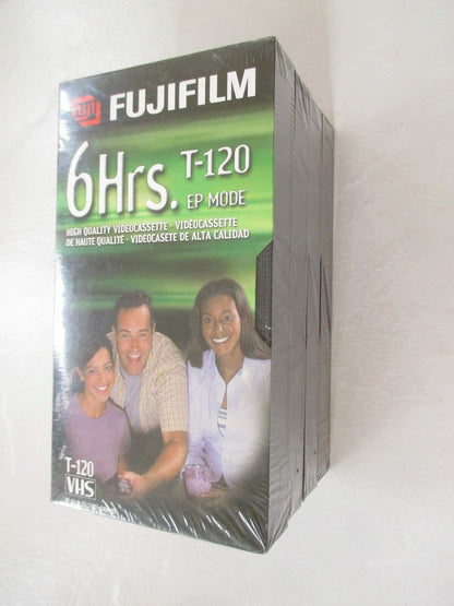 Fuji HQ VHS T-120 (4 pack) [VHS Tape]