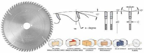Amana Tool - DT220T641 Carbide Tipped Ditec Holz-Her General Purpose 220mm Dia x 64T Tcg