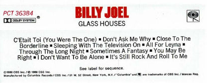 Glass Houses [Audio Cassette] Billy Joel