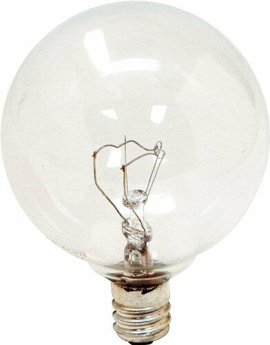 GE Lighting 23511 40-Watt 370-Lumen Decorative G16.5 Incandescent Light Bulb, Auradescent, 2-Pack