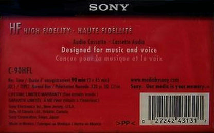 Sony C90HFR/2 90 Minute HF Audio Tape (Hang Tab)