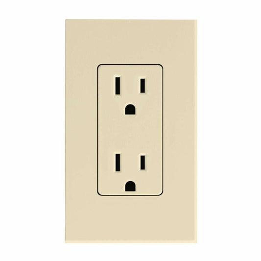 Lutron NTR-15-BE Nova T Receptacle Beige