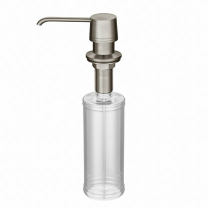 Kraus KSD-30SN Soap Dispenser Satin Nickel, Height: 2.1 inchesReach: 3.5 inches