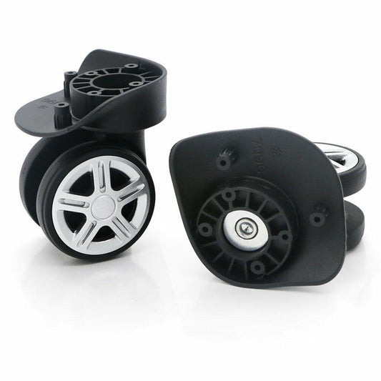 Super Ma 360 Swivel Luggage Mute Wheel Suitcase Replacement Repair Wheels 053(Couple Wheel)