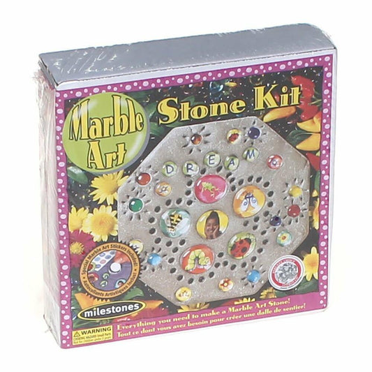 Milestones Kids Marble Art Stepping Stone Kit