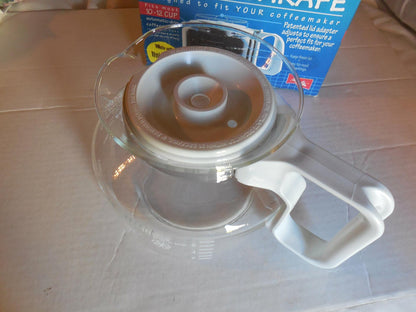 Mr. Coffee 10 Cup Glass Decanter Carafe Model D-7 -- Fits Black & Decker Spacemaker SDC2A, SDC2D, SDC3A, Bunn Pour-Omatic GR, General Electric GE Spacemaker SDC2, SDC3, Norelco C164, C564, CT162, CT663, Dial-A-Brew HB5183, 5184, 5185, 5186, 5186-C, 5187,