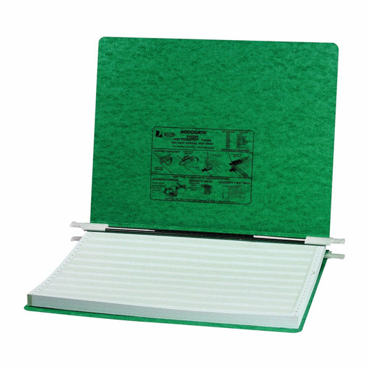 ACCO 14 7/8 x 11 Inches Presstex Hanging Data Binders (ACC54076), Dark Green