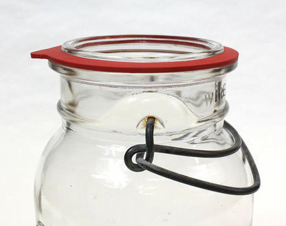 Viceroy Reliable Seal Canning Jar Seals, Fits Clamp-Down Regular Mouth Jars, Pure Natural Rubber Rings, Red, with Tab, 12 Rings per Box (Pack of 1)