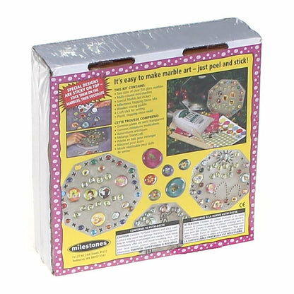Milestones Kids Marble Art Stepping Stone Kit