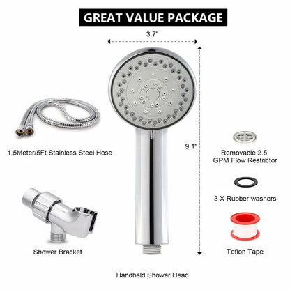 Oxygenics 61121/61120 SkinCare Showerhead, Chrome and Gold
