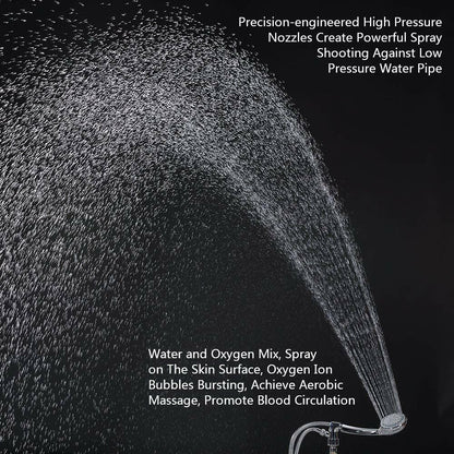 Oxygenics 61121/61120 SkinCare Showerhead, Chrome and Gold