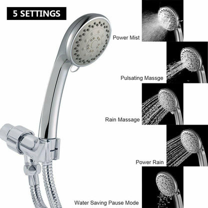Oxygenics 61121/61120 SkinCare Showerhead, Chrome and Gold