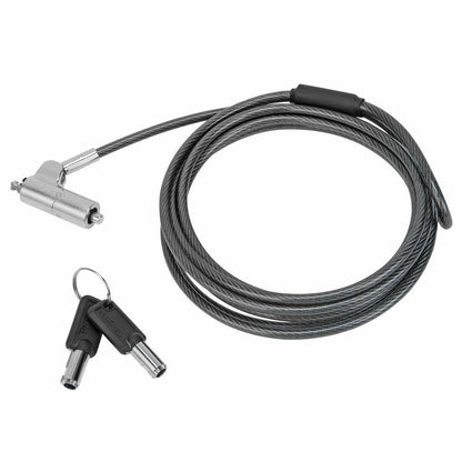 Targus DEFCON Trapezoid Keyed Cable Lock for Laptop Computer and Desktop Security - 1 Pack (ASP65GLX)