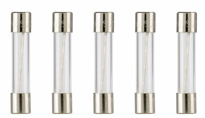 Bussmann AGC-3/4 AGC Series Fuse, Fast Acting, 3/4 Amp, 250V, Glass Tube, 1/4" x 1-1/4" (Pack of 5)