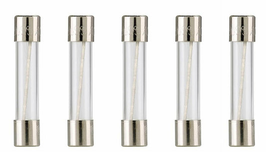 Bussmann AGC-3/4 AGC Series Fuse, Fast Acting, 3/4 Amp, 250V, Glass Tube, 1/4" x 1-1/4" (Pack of 5)