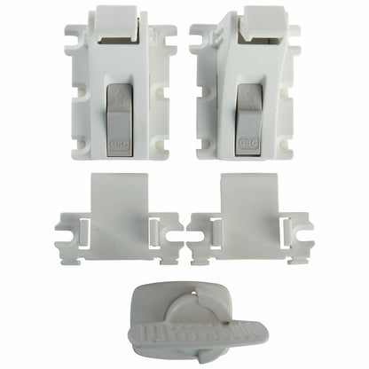 KidCo S3362 Magnet Starter Set - Baby Safety Door and Cabinet Locks (White)
