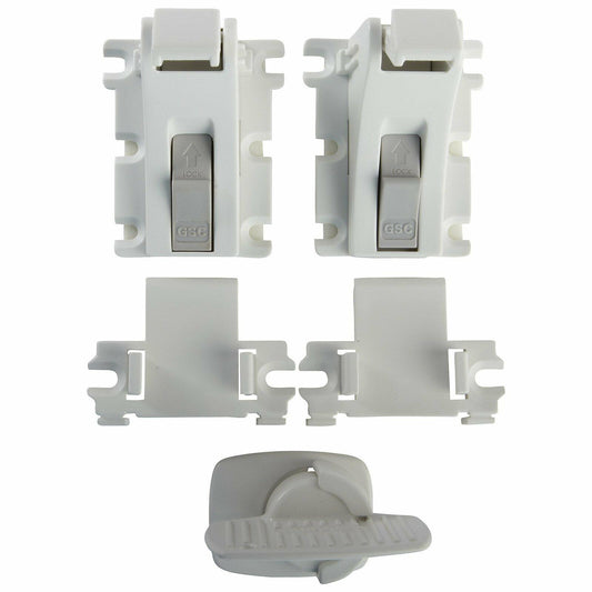 KidCo S3362 Magnet Starter Set - Baby Safety Door and Cabinet Locks (White)