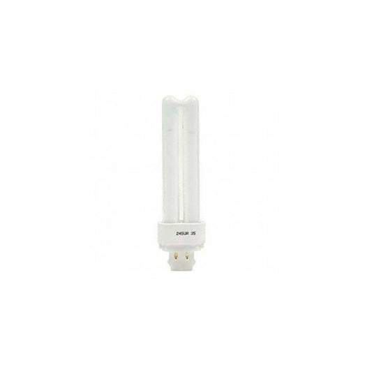 GE Lighting 97596 Traditional Lighting Compact Fluorescent PLUG-IN QUAD, 13W Warm White (3500K) 1-Pack