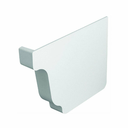 Genova AW101K Repla K Right Gutter End Cap, White