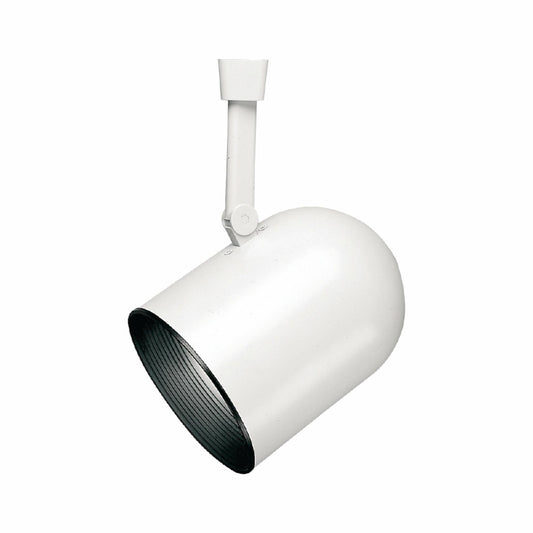 Halo LZR303P Lazer Large Roundback Cylinder Lamp Holder with Black Baffle, PAR38, R40, White