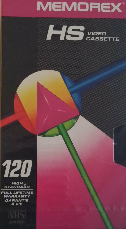 Memorex 120 High Standard Video Cassette, 2 Pack