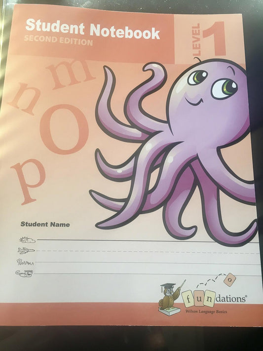 Fundations Student Notebook, Level 1, Second Edition [Paperback] Wilson Langugage Trainin Corporation