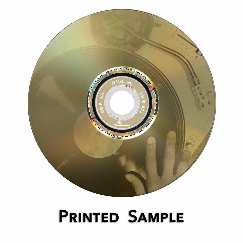 Verbatim 95115 700 MB 52x 80 Minute LightScribe Recordable Disc CD-R, 10-Disc Spindle