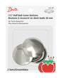 Dritz 213-60 Half Ball Cover Buttons, Size 60 - 1-1/2-Inch, 2-Sets