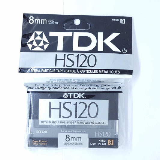 TDK P-120HS Premium 8mm Cassette