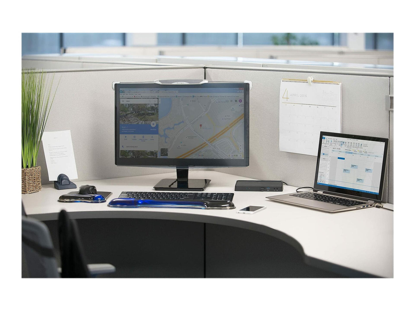 Kensington FS190 Snap2 Privacy Screen for 19-Inch Widescreen 16:10 Monitors (K55778WW)