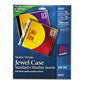 Avery 8693 Inkjet Cd/Dvd Jewel Case Inserts, Matte White, 20/Pack