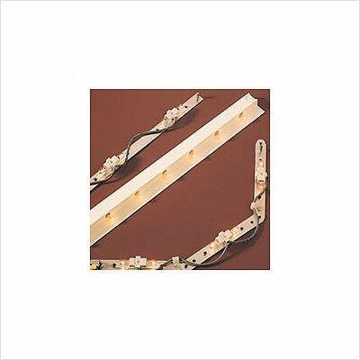 Progress Lighting P7503-30WB Covered Strips Presenting A Smooth Face and Removes Easily Baked White Enamel Finish On Integral Reflector and Lamp Sockets are On 2-1/2-Inch Centers, White