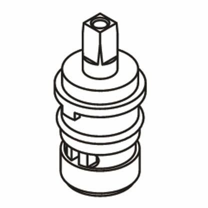 Moen 52001 Commercial Cold Two Handle Brass Shell Ceramic Disc Cartridge, or Unfinished