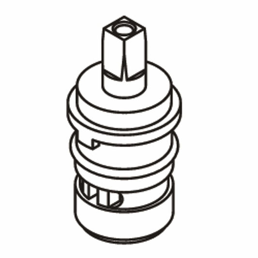 Moen 52001 Commercial Cold Two Handle Brass Shell Ceramic Disc Cartridge, or Unfinished