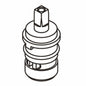 Moen 52001 Commercial Cold Two Handle Brass Shell Ceramic Disc Cartridge, or Unfinished