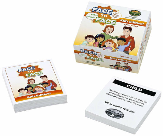 Face to Face Card Game (Kids Edition) � Open Communication and Character Development, Ages 7 and Up