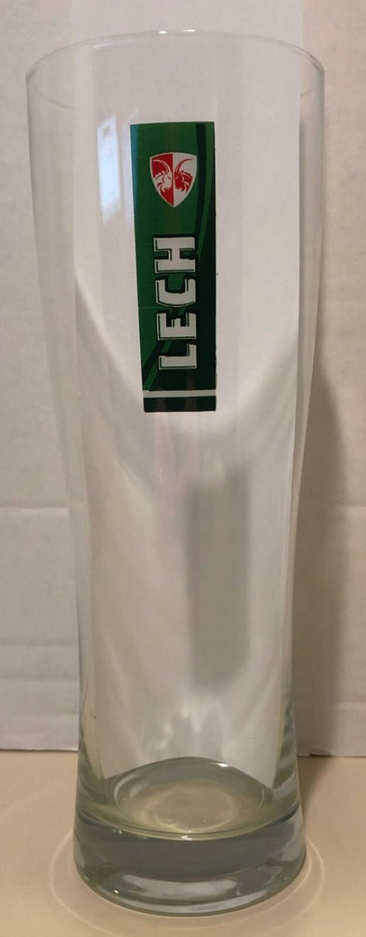 Lech Brewery Wielkopolski Premium Euro Lager Poznan Poland Pilsner Beer Glass
