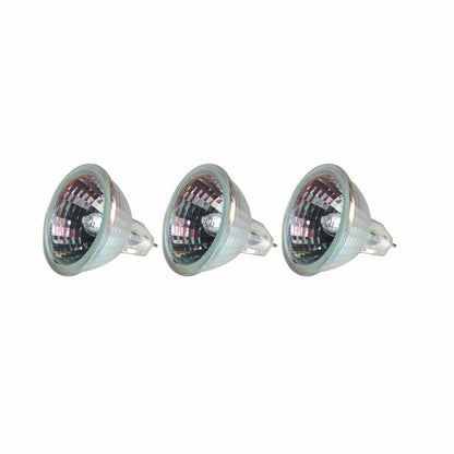 GE 85289 20-Watt Track and Recessed MR16 Halogen Light Bulb, Clear, 3-Pack