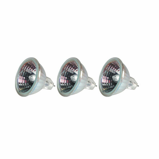 GE 85289 20-Watt Track and Recessed MR16 Halogen Light Bulb, Clear, 3-Pack
